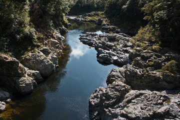 Pelorus River in Pelorus Bridge Scenic Reserve,Marlborough Region on South Island of New Zealand
