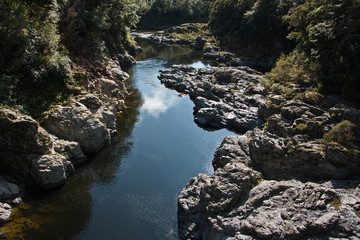 Pelorus River in Pelorus Bridge Scenic Reserve,Marlborough Region on South Island of New Zealand

