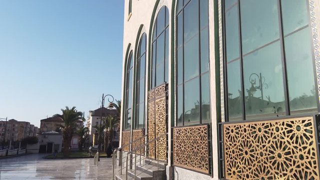 Al-Kawthar Mosque from outside in algeria , wilaya de Blida  .