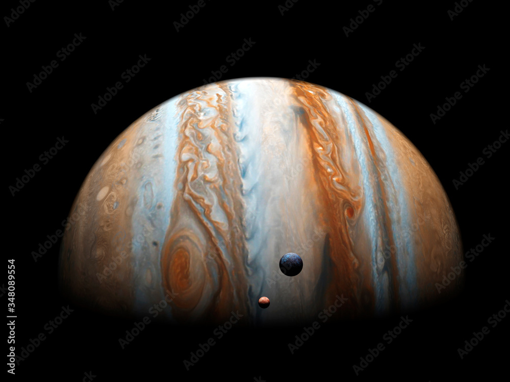Canvas Prints jupiter in space concept