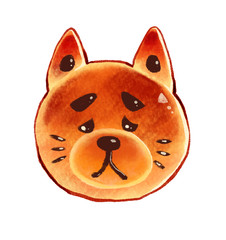動物パン　イヌ　悲しみ