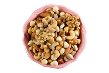 Cashews, pistachios, almonds, walnuts, hazelnuts. Mixed nuts.