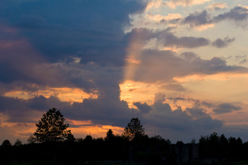 Obraz premium sunset in the sky