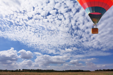  The tourist in a gondola of a picturesque balloon © Kushnirov Avraham