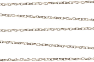 Chain of metal steel