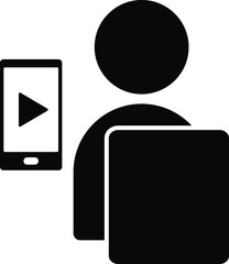 Pc スマホ タブレット Tv 動画再生アイコンセット Wall Mural Tota Pc スマホ タブレット Tv 動画再生アイコンセット Wall Mural Tota
