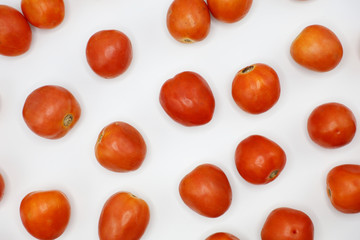 red tomatoes background. Group of tomatoes
