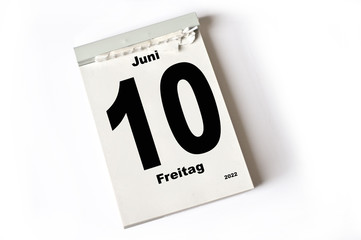 Obraz premium 10. Juni 2022