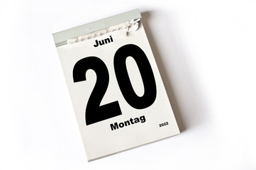 20. Juni 2022