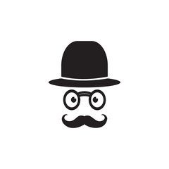 Spy icon design template vector isolated