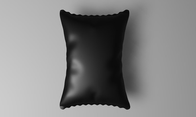 package template. realistic picture of plastic bag.  3D rendering