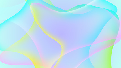 Abstract gradient geometric background. Curved lines and colorful graphic design...