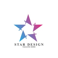 Obraz premium Premium star logo design