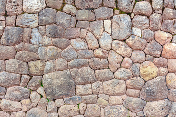 Old Inca wall, Peru.