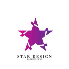 Obraz premium Premium star logo design