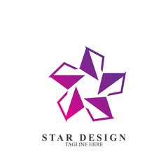 Obraz premium Premium star logo design