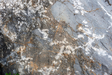 Abtract of Limestone and Quartz veins texture and background.