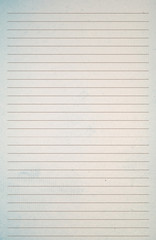 Fototapeta premium Sheet of paper with lined