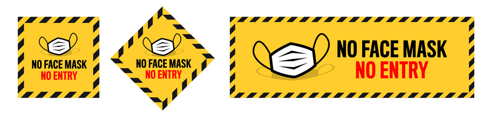No face mask no entry