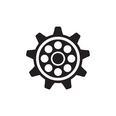Obraz premium Gear icon design template vector isolated