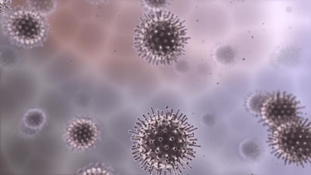 Virus COVID-19 Coronavirus SARS cell bacteria medical biology science background.
