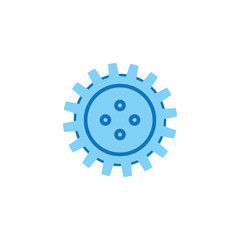 Gear Logo Template vector icon illustration design