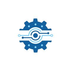 Gear Logo Template vector icon illustration design