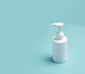 White plastic bottles