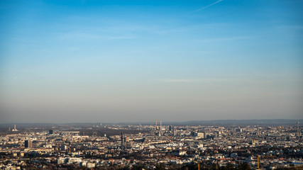 Fototapeta na wymiar Vienna Skyline Summer