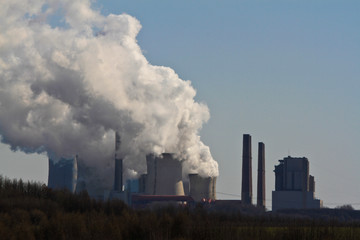 Fototapeta na wymiar Mining of lignite to generate electricity in Germany