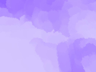 Violet  wash texture on white  background. Transparent ethereal effect