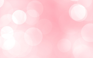 Luxury pink blur abstract background with bokeh lights for backgrounds concept of valentine day.