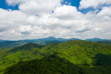 Fototapeta na wymiar Rural countryside landscape in thailand