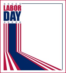 Vector illustration for US Labor Day celebration