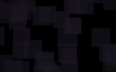 Black abstract background. Backdrop with grey squares. 3D illustration