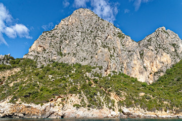 Cruising in the gulf of Orosei, east coast of Sardinia - Italy