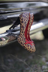 Lopadenschuhe am Auto