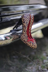 Lopadenschuhe am Auto