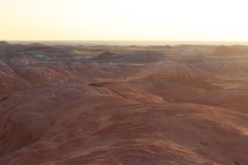 Martian landscape background