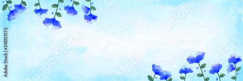 花 壁紙 青 パターン 素材 フレーム 水彩 Wall Mural Wallpaper Murals 黛仲 栞帆 花 壁紙 青 パターン 素材 フレーム 水彩 Wall Mural Wallpaper Murals 黛仲 栞帆