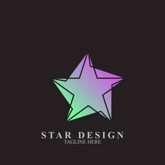 Obraz premium Premium star logo design