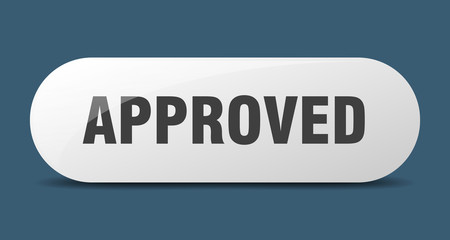 approved button. approved sign. key. push button.