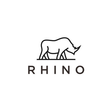 rhino logo / rhino vector
