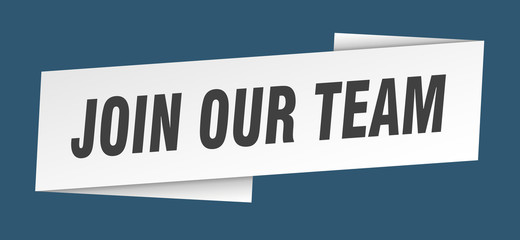 join our team banner template. join our team ribbon label sign