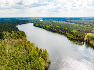 Jezioro las drzewa © Dariusz