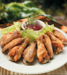 pollo cocinado