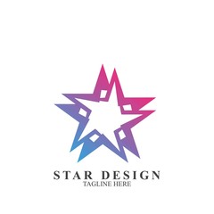 Obraz premium Premium star logo design