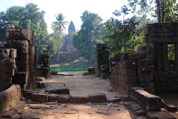 Fototapeta na wymiar Kambodscha, Angor, AngkorWat, Tempel, Tempelanlage, SiemReap
