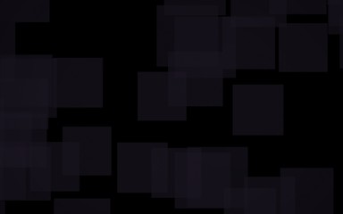 Black abstract background. Backdrop with grey squares. 3D illustration