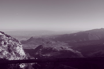 Obraz premium PANORAMICA TRA BASILICATA E CALABRIA 